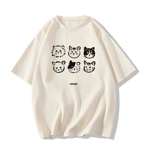 Косплей "Street style" Котики, бежевый, M