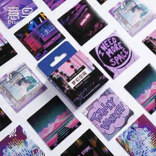 Набор наклеек "Vaporwave", 46 шт.