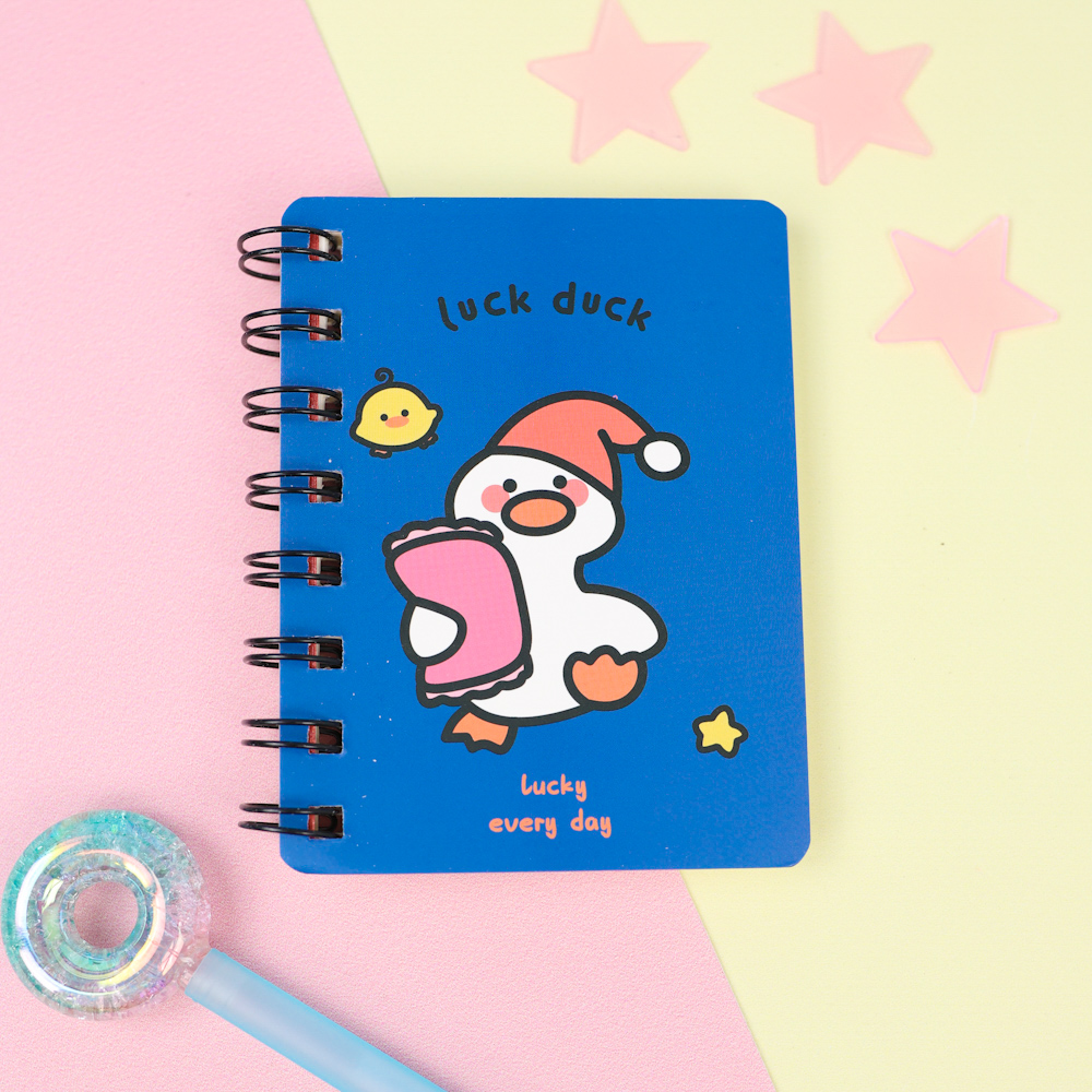 Блокнот на кольцах "Luck Duck" №3 (8х10,5см)