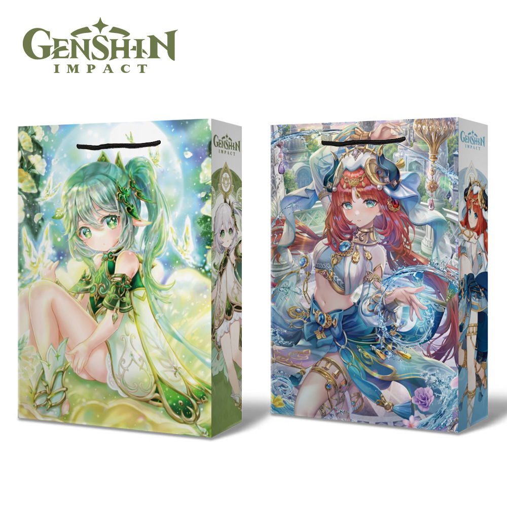 Подарочный пакет "Genshin Impact" №5, 41x27,5 см