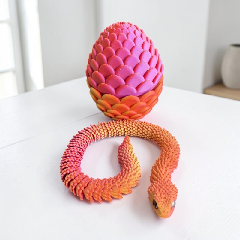 3D фигурка "Snake egg", в ассортименте 1 шт