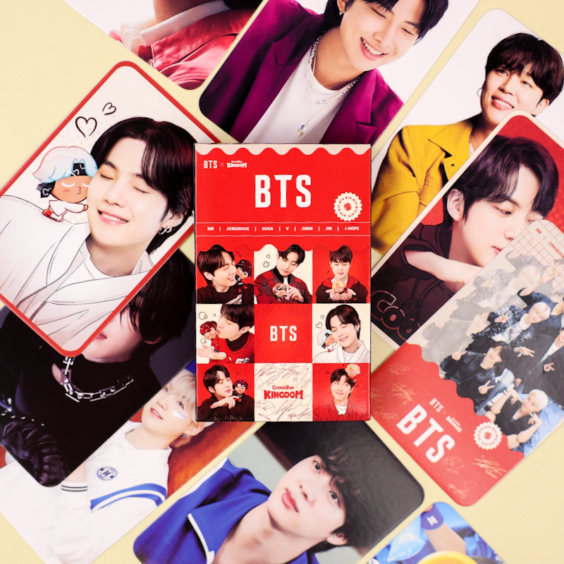Набор картонных карточек "K-POP" BTS 30шт.