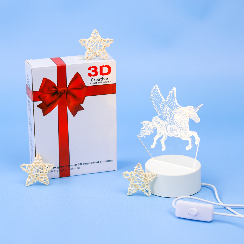 Ночник "Единорог" 3D (USB)