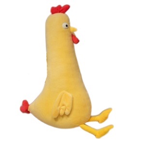 Мягкая игрушка "Курочка" желтый, 120см 