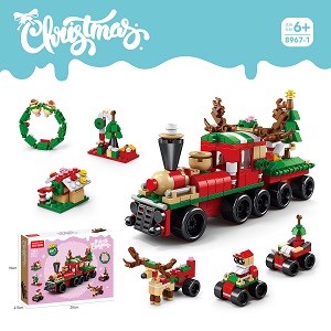 Конструктор "НГ Christmas" Поезд №8967-1 (270 деталей)