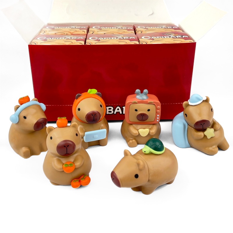 Набор фигурок "Капибара" 6шт