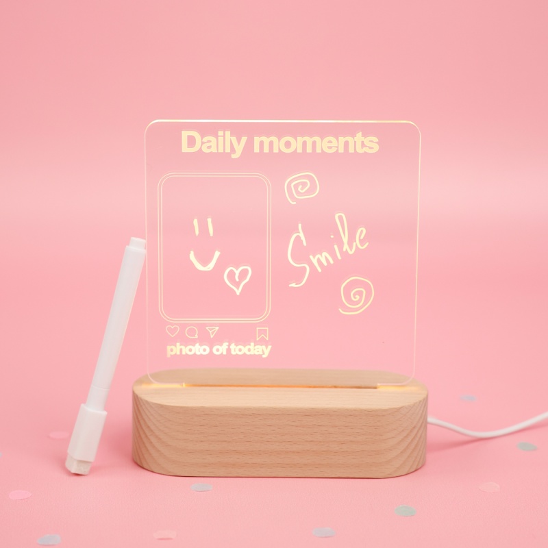 Светильник для заметок с маркером "Daily moments" №17 (USB)