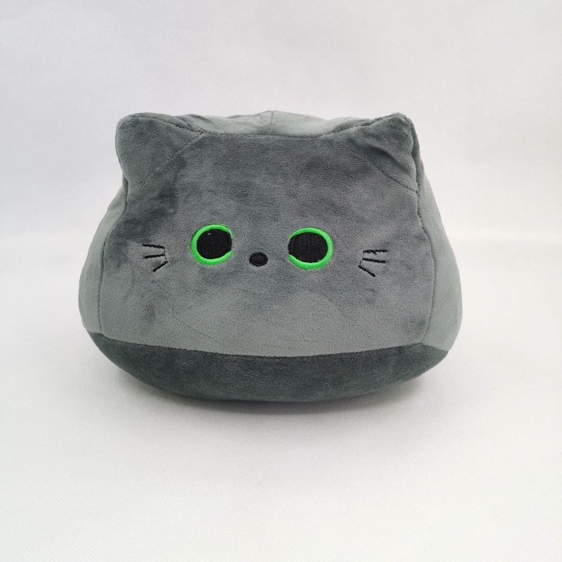 Мягкая игрушка "Котик" серый 20см