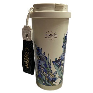 Термос-кружка "Summer" Iris, с трубочкой, 500мл оптом