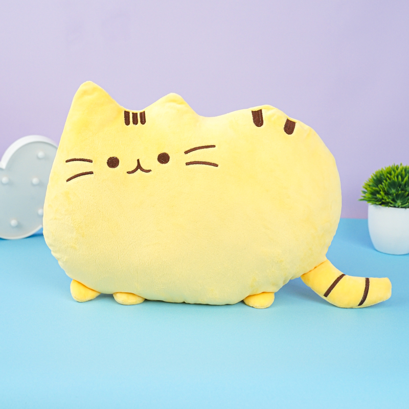 Мягкая игрушка "Котооблако" желтый, 40см