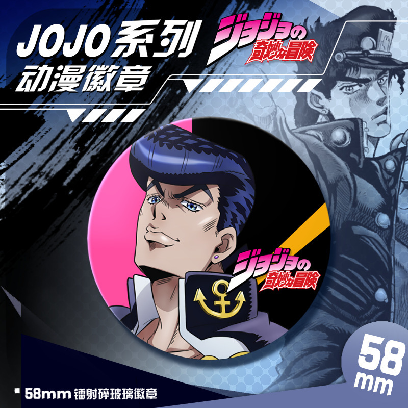 Значок круглый "JOJO" №20, 58 мм