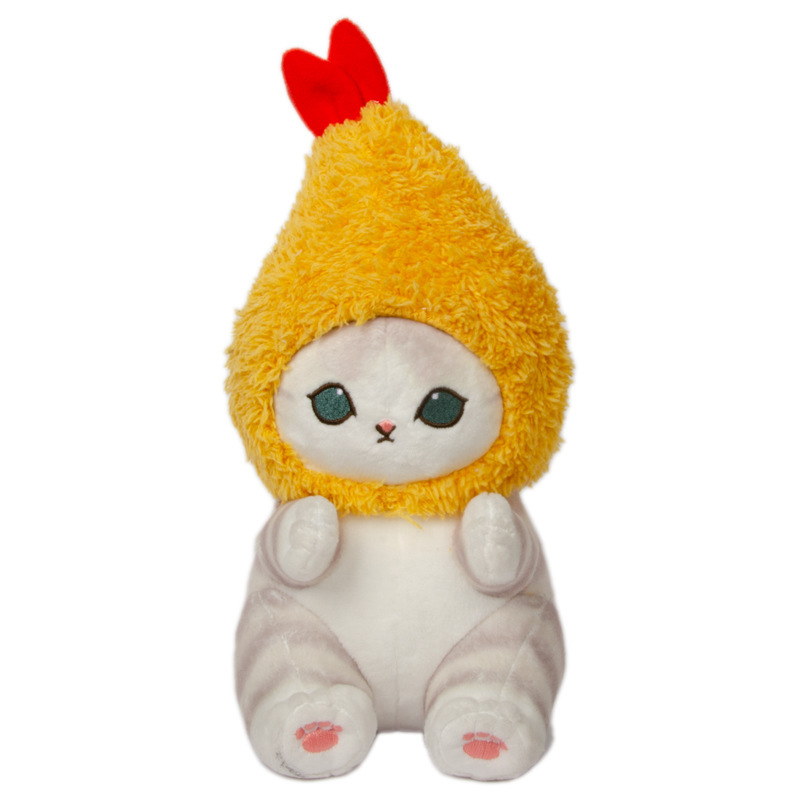 Мягкая игрушка "Котик Креветка" 30см