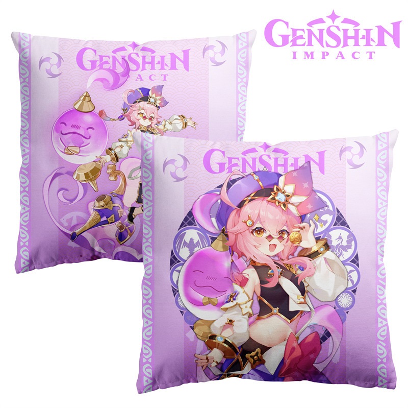 Подушка декоративная "Genshin Impact" Дори, 40x40см (1 серия)