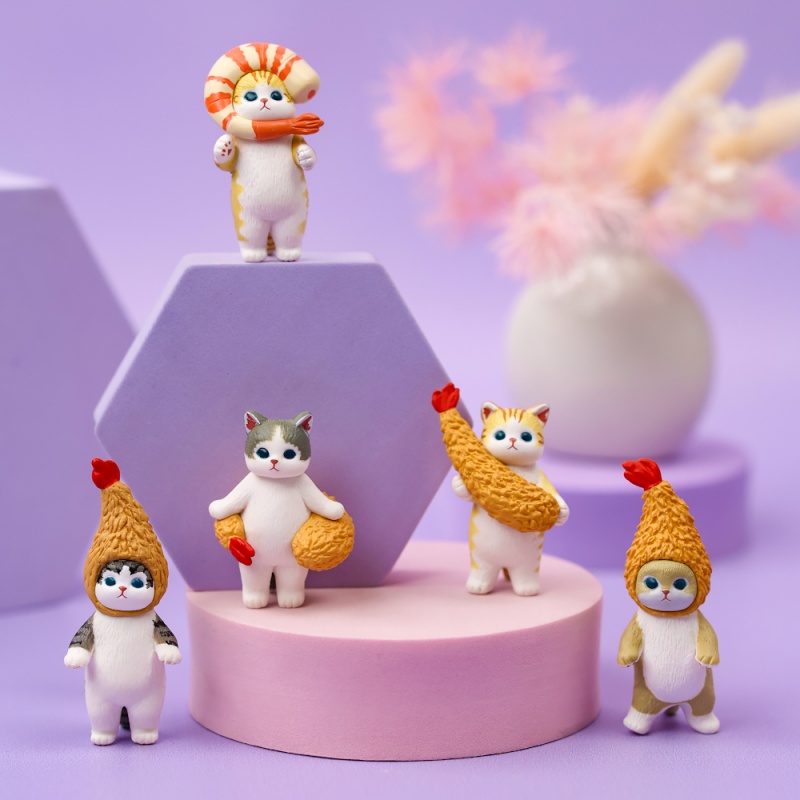 Фигурка "Shrimp cat" 5-6 см, в ассортименте 1шт