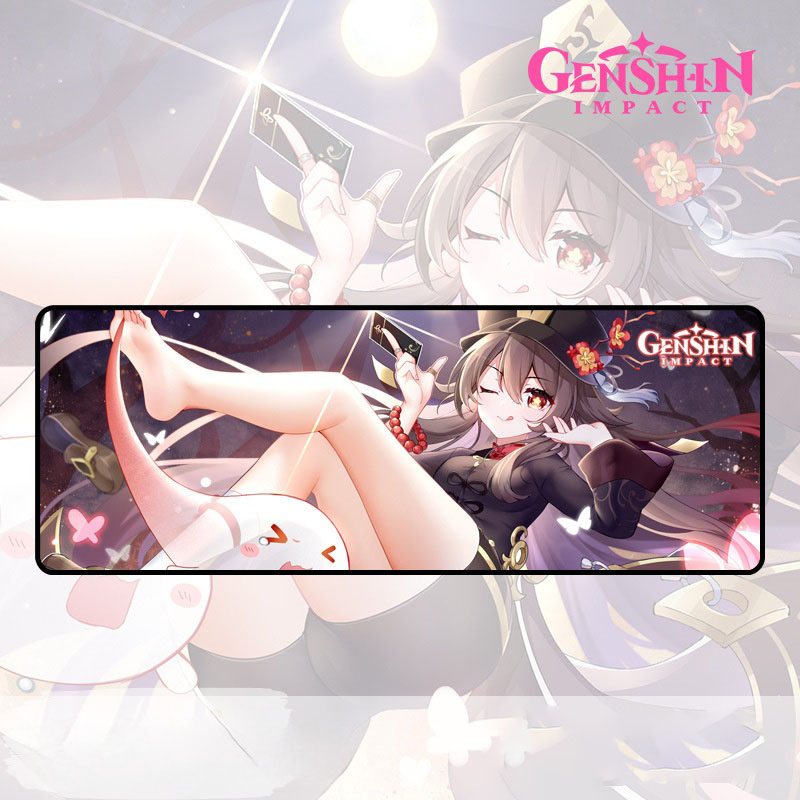 Коврик для мыши "Genshin Impact" Ху Тао, 80x30 см