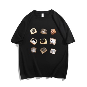 Косплей "Street style" Хлебные коты, черный, L