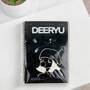 Тетрадь на кольцах "Deeryu" B5, черный