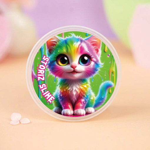 Слайм "Kitty paw" зеленый 180 гр. STORIZ [М_07]