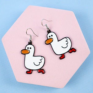 Серьги "Goose" 