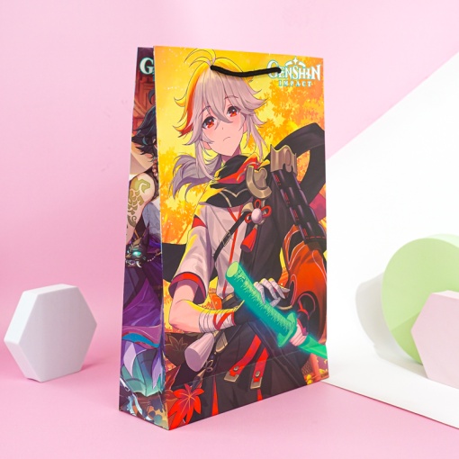 Подарочный пакет "Genshin Impact" №3, 41x27,5 см