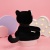 Мягкая игрушка "Cat Dark", черный 25 см