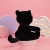 Мягкая игрушка "Cat Dark", черный 25 см