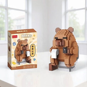 Конструктор "Bricks" капибара в туалете №MZ-181