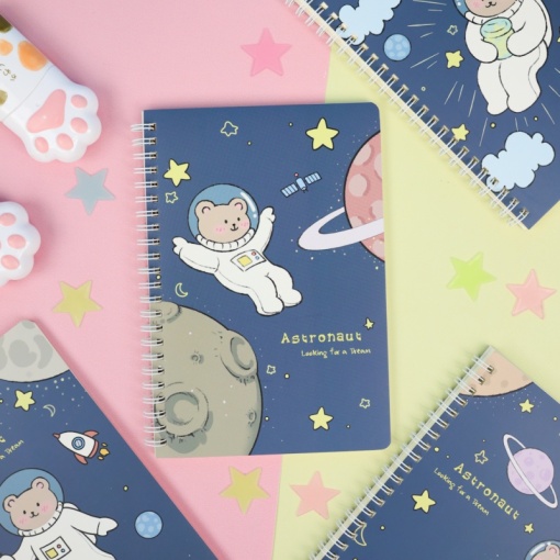 Блокнот "Astronaut" №1438, A5, в ассортименте 1 шт. 