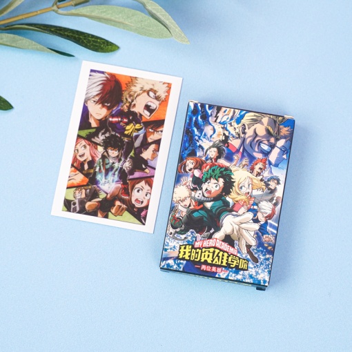 Набор картонных карточек "My Hero Academia № 2" 30шт.