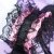 Ободок "Lolita Neko" черный с розовой ленточкой