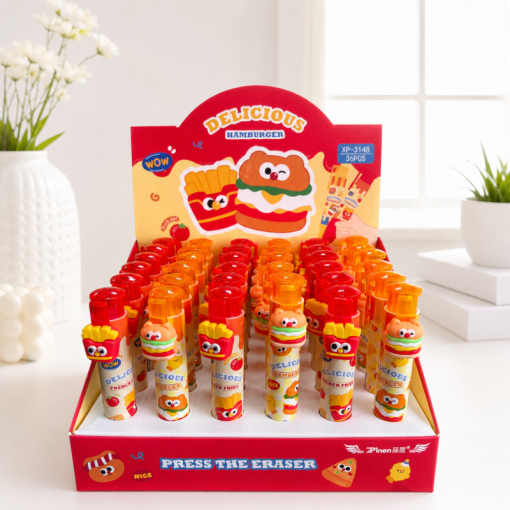 Стирательная резинка "Push and pull" fast food, в ассортименте 1шт
