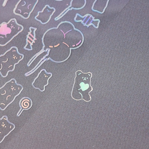 Наклейки "Hologram" Bear №1