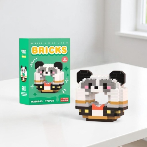 Конструктор "Briks Пончик" Панда №2602-13 (170 деталей)
