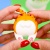 Кабель зарядка "Humor Cat" рыжий 3в1 (USB Type-C, Lightning)