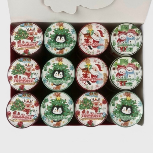 Набор наклеек в рулоне "НГ Merry Christmas" в ассортименте 1шт