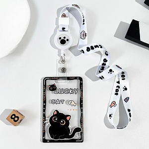 Чехол для карты "Black cat" lucky