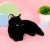 Мягкая игрушка "Кошка" черный, 30см
