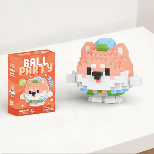Конструктор "Ball Party" shiba inu №VV2603-30 (213 деталей)