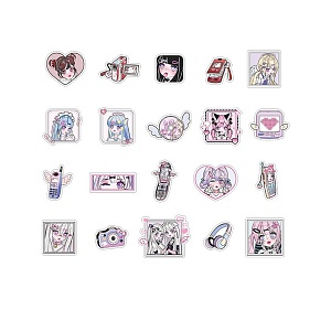 Набор наклеек "Cute accessories" № 1, 40 шт.
