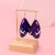 Серьги "Butterfly Wings" фиолетовый