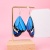 Серьги "Butterfly Wings" синие
