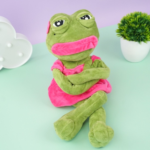 Мягкая игрушка "Pepe the Frog girl" 45см