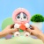 Мягкая игрушка "Котик-клубника" 23см