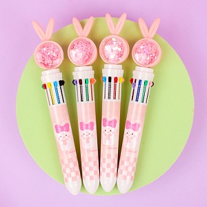 Ручка с десятью стержнями "Love Rabbit 10в1" 