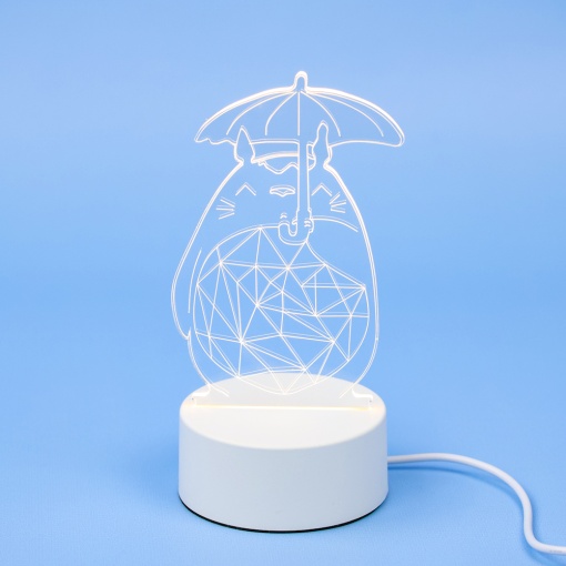 Ночник "Тоторо под зонтом" 3D (USB) оптом