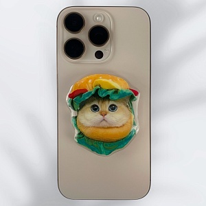 PopSocket "Котик" в гамбургере 