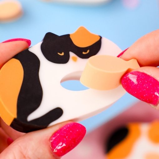 Набор стирательных резинок "Cat Cake Eraser" №2255, 24шт