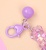 Брелок "Crystal Bear" фиолетовый, Q725-4