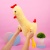 Мягкая игрушка "Курочка" желтый, 60см 