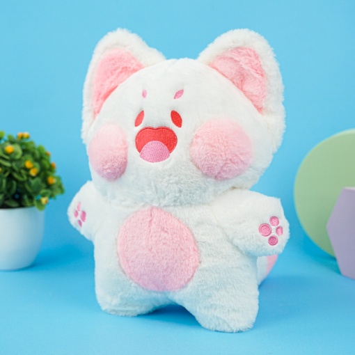 Мягкая игрушка "Котенок Dudu" белый, 50см
